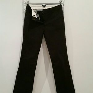 J. Crew Boot Leg Black Dress Pants Size 0